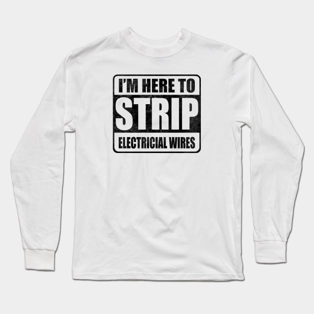 electrician Long Sleeve T-Shirt by SpaceImagination